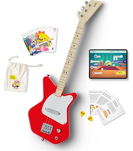Amazon.com: Loog Pro VI Electric kids real guitar for Beginners